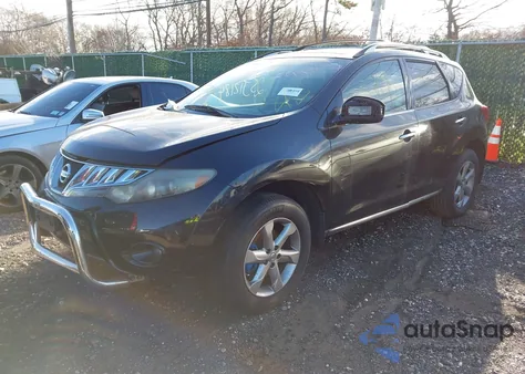 2009 Nissan Murano Sl из США, поврежденный, VIN JN8AZ18W69W210383